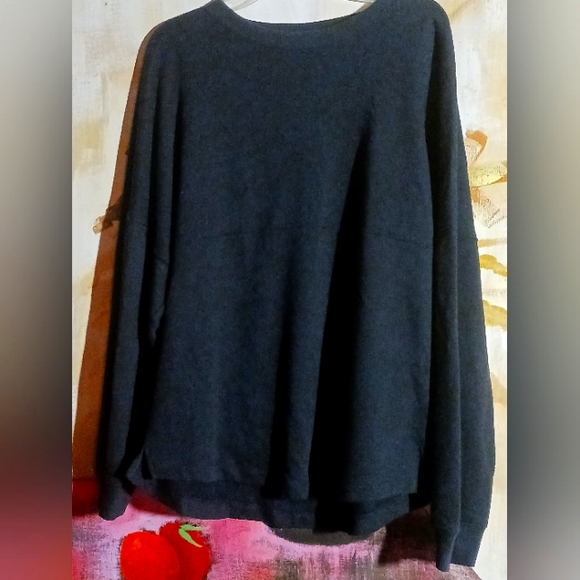 PINK Victoria's Secret Black Pullover - Picture 1 of 7